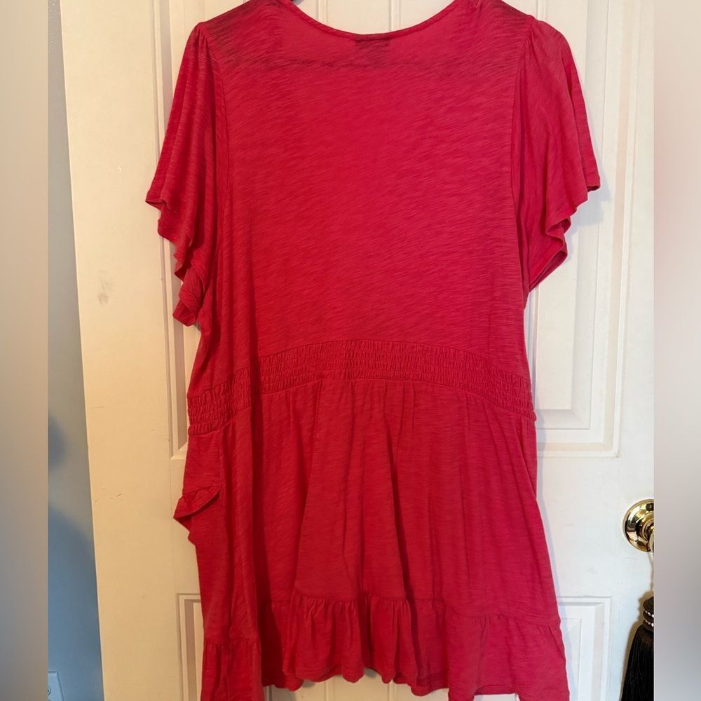 Torrid Deep V Layered Blouse - Picture 3 of 3